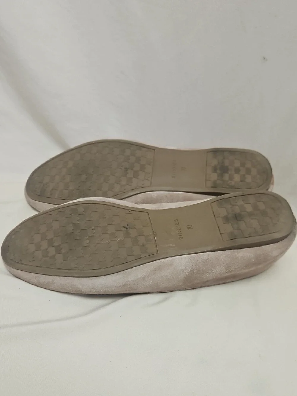 Birdies The Starling Suede Loafer Flats - Latte Beige Size 10